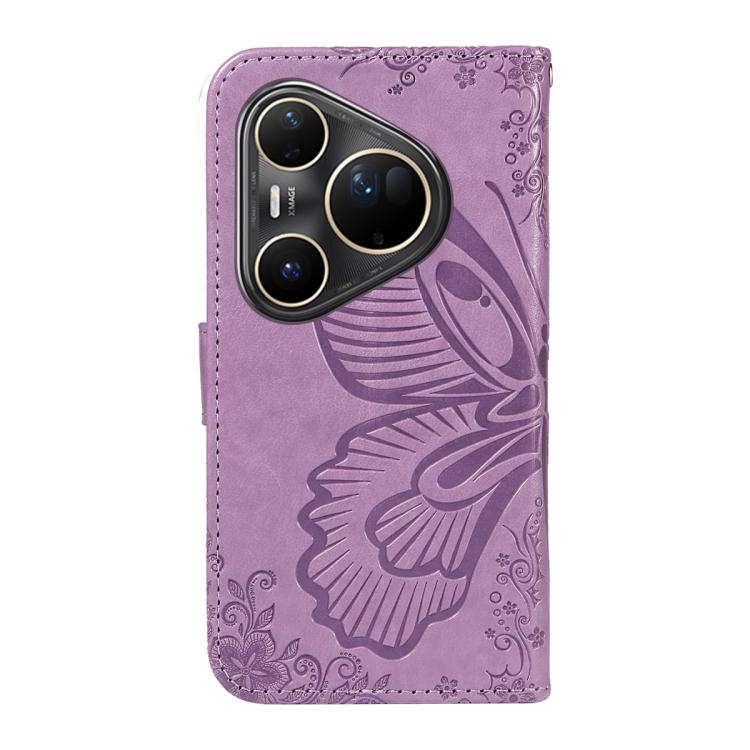 For Huawei Pura 80 Ultra 5G Swallowtail Butterfly Embossed Leather Phone Case