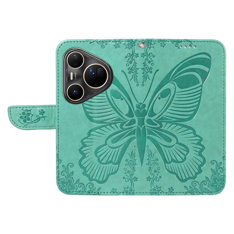 For Huawei Pura 80 Ultra 5G Swallowtail Butterfly Embossed Leather Phone Case