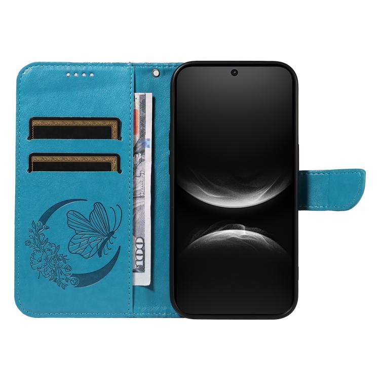 For Huawei nova 14 Lite Swallowtail Butterfly Embossed Leather Phone Case