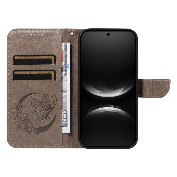 For Huawei nova 14 Lite Swallowtail Butterfly Embossed Leather Phone Case