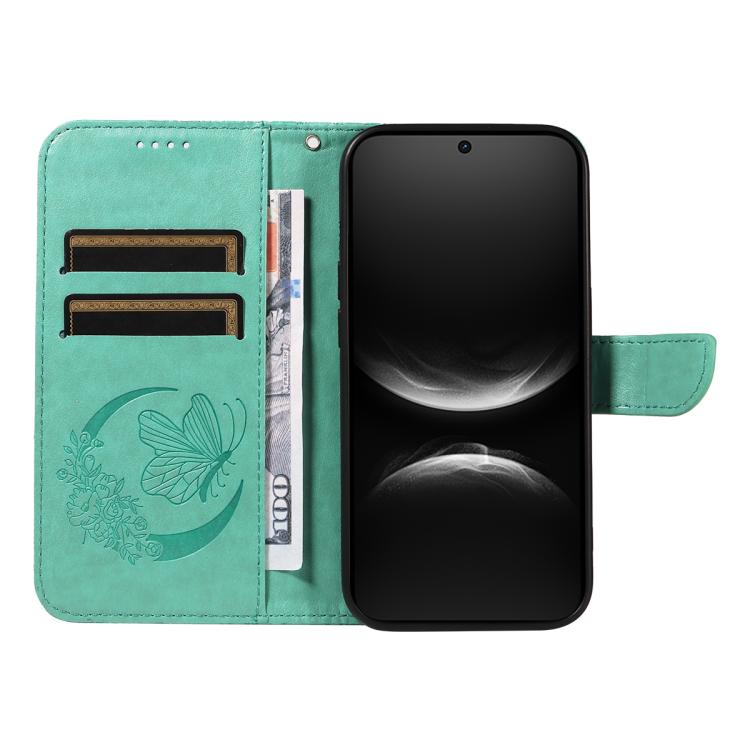 For Huawei nova 14 Lite Swallowtail Butterfly Embossed Leather Phone Case