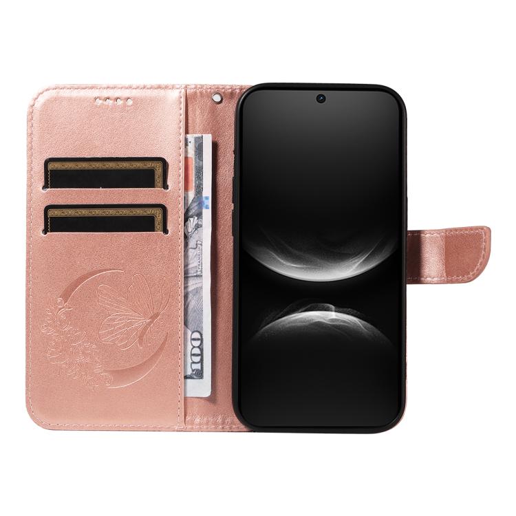 For Huawei nova 14 Lite Swallowtail Butterfly Embossed Leather Phone Case