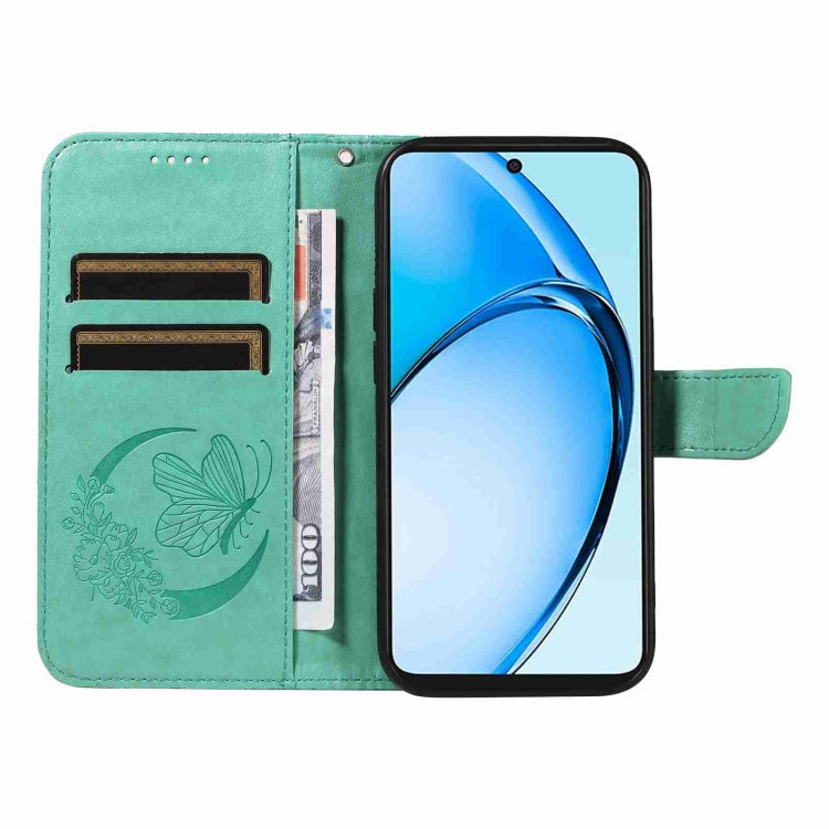 For OPPO A60 4G Swallowtail Butterfly Embossed Leather Phone Case