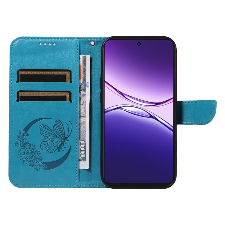 For OPPO A5 Pro 5G Global Swallowtail Butterfly Embossed Leather Phone Case