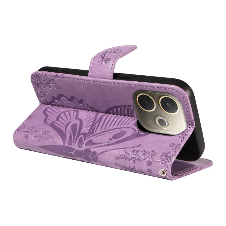 For OPPO A5 Pro 5G Global Swallowtail Butterfly Embossed Leather Phone Case