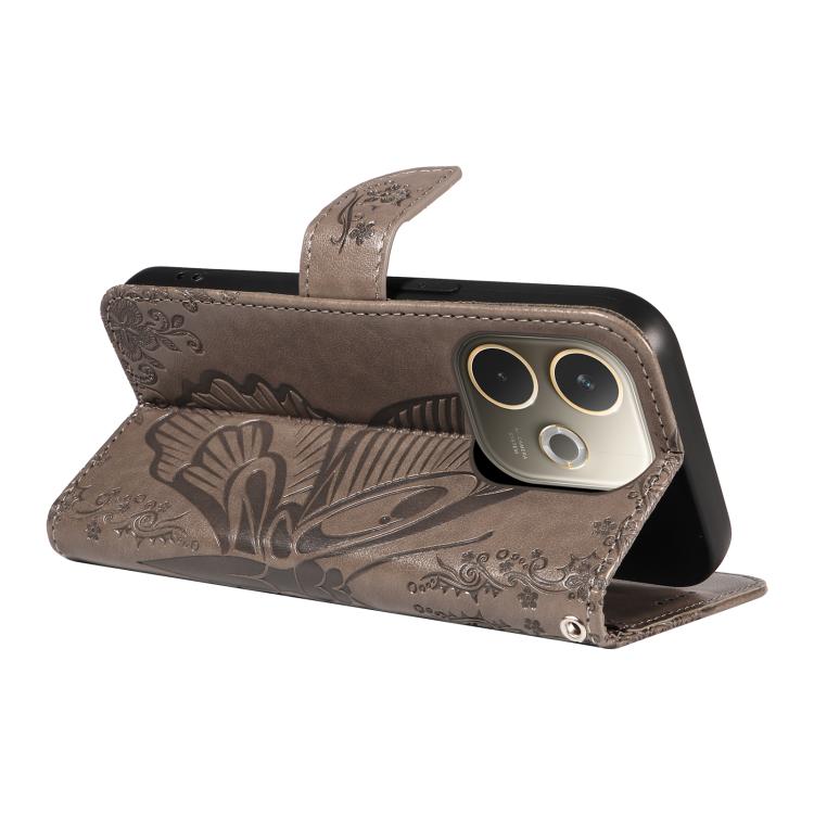 For OPPO A5 Pro 5G Global Swallowtail Butterfly Embossed Leather Phone Case