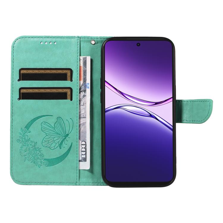 For OPPO A5 Pro 5G Global Swallowtail Butterfly Embossed Leather Phone Case