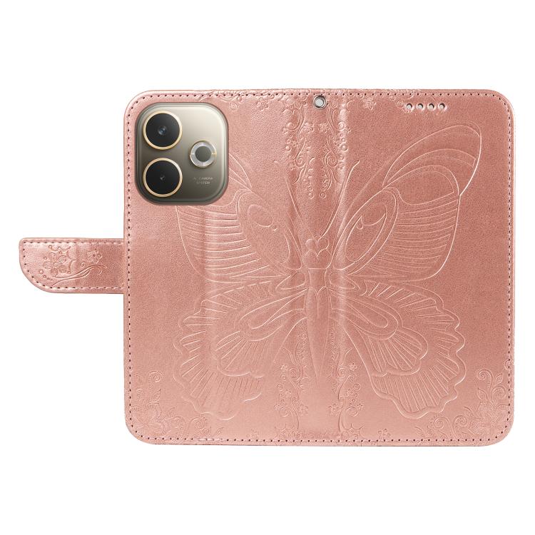 For OPPO A5 Pro 5G Global Swallowtail Butterfly Embossed Leather Phone Case