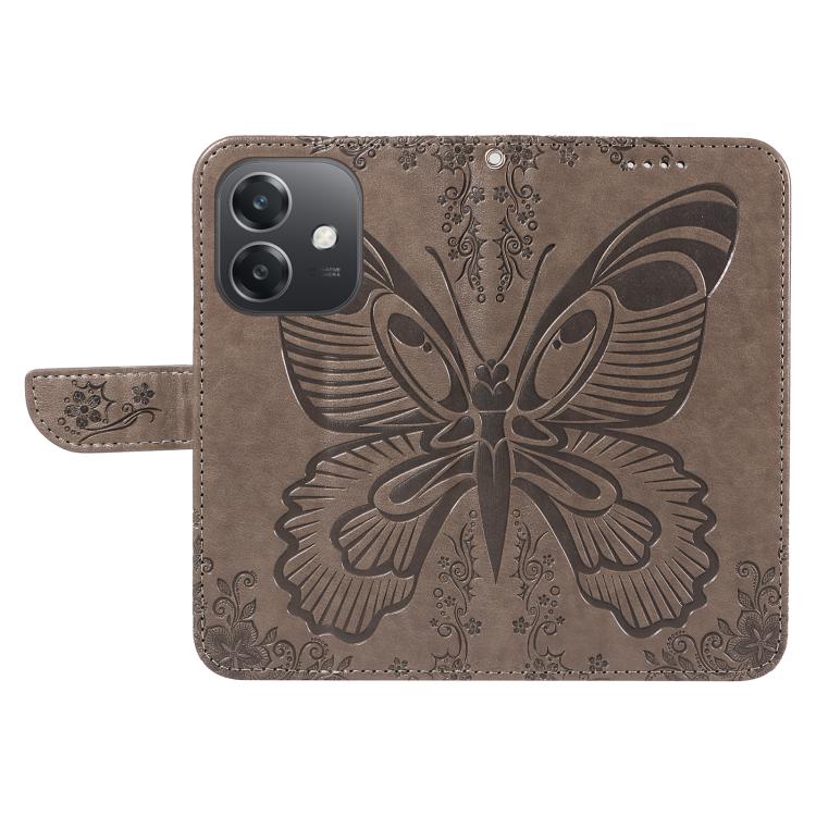 For OPPO A3 5G Global / A60 5G Swallowtail Butterfly Embossed Leather Phone Case