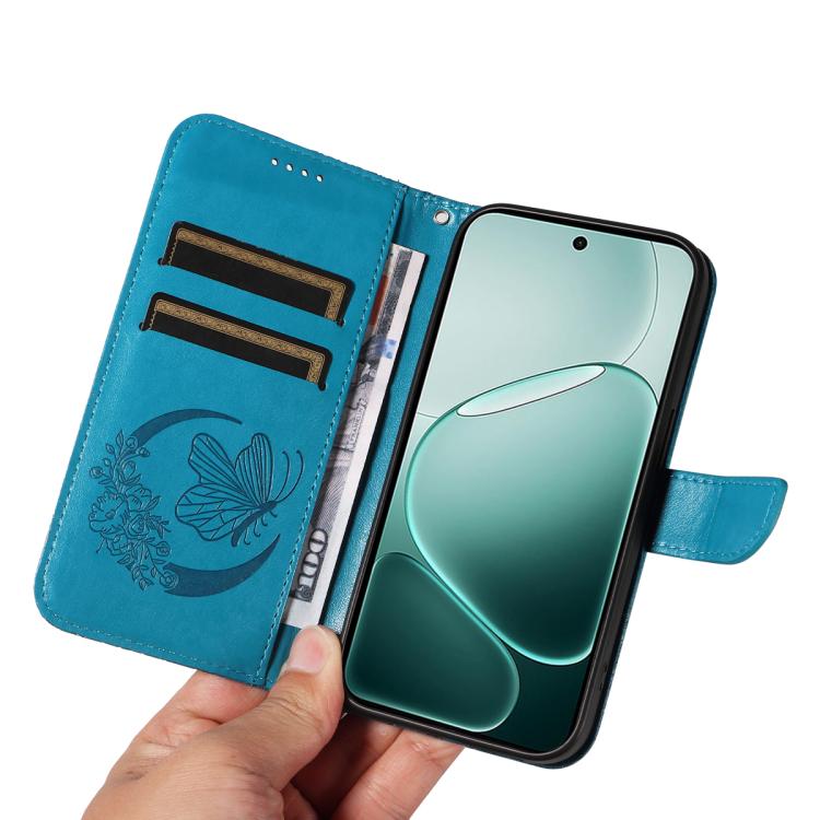 For OPPO A6 Pro 4G / 5G Global Swallowtail Butterfly Embossed Leather Phone Case