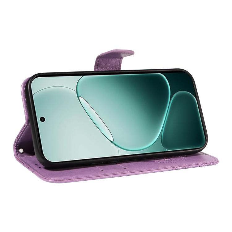 For OPPO A6 Pro 4G / 5G Global Swallowtail Butterfly Embossed Leather Phone Case