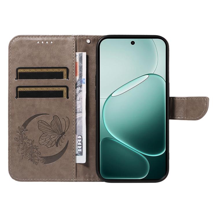 For OPPO A6 Pro 4G / 5G Global Swallowtail Butterfly Embossed Leather Phone Case