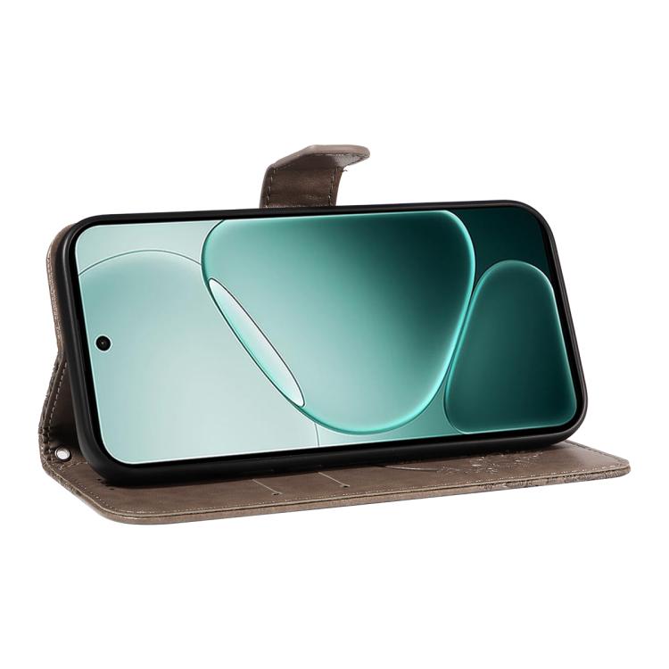 For OPPO A6 Pro 4G / 5G Global Swallowtail Butterfly Embossed Leather Phone Case