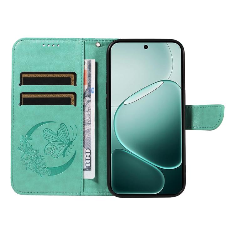 For OPPO A6 Pro 4G / 5G Global Swallowtail Butterfly Embossed Leather Phone Case