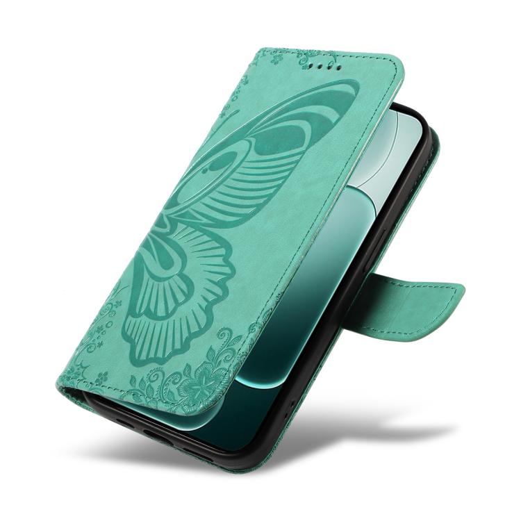 For OPPO A6 Pro 4G / 5G Global Swallowtail Butterfly Embossed Leather Phone Case