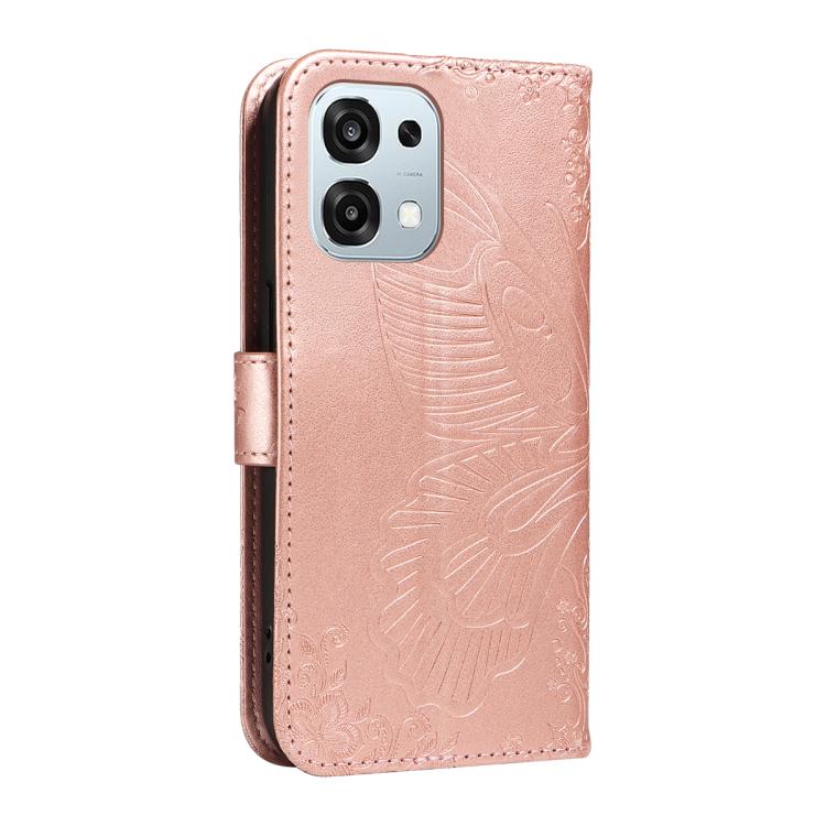 For OPPO A6 Pro 4G / 5G Global Swallowtail Butterfly Embossed Leather Phone Case