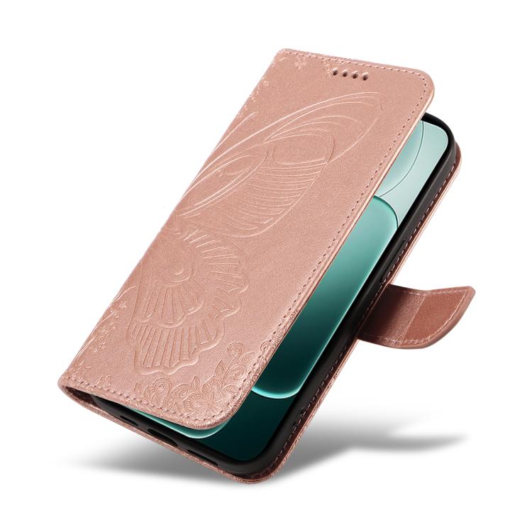 For OPPO A6 Pro 4G / 5G Global Swallowtail Butterfly Embossed Leather Phone Case