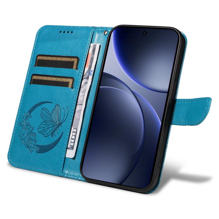 For OPPO Find X9 Swallowtail Butterfly Embossed Leather Phone Case