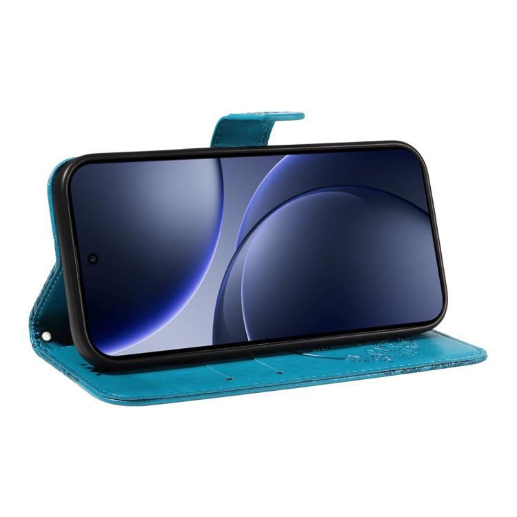 For OPPO Find X9 Swallowtail Butterfly Embossed Leather Phone Case