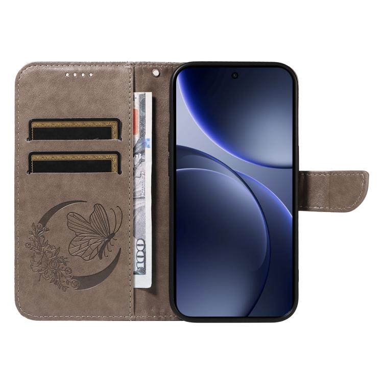 For OPPO Find X9 Swallowtail Butterfly Embossed Leather Phone Case