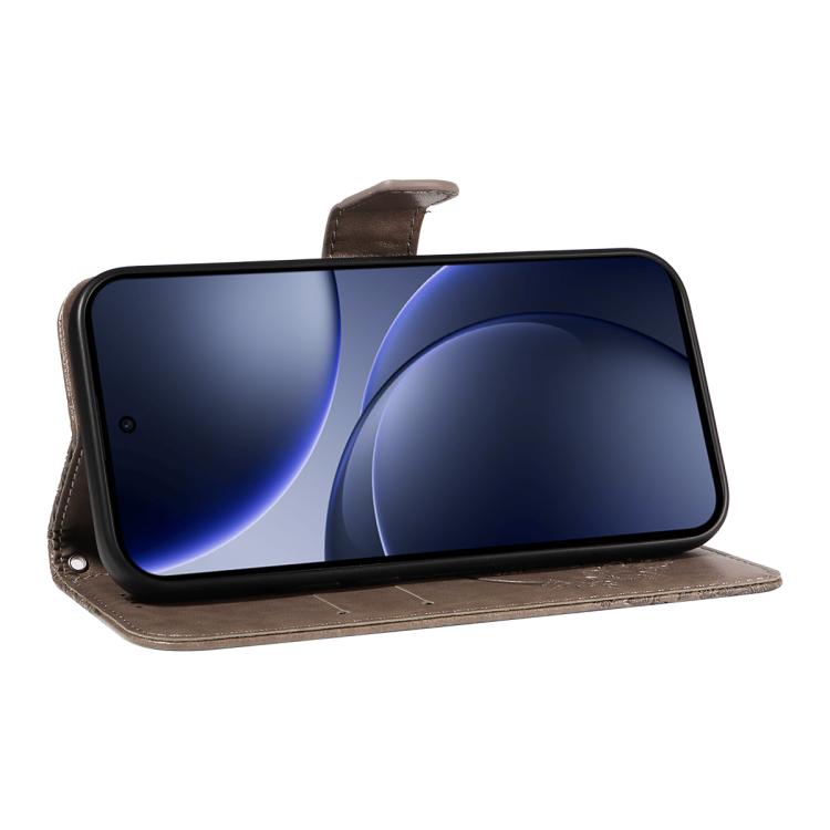 For OPPO Find X9 Swallowtail Butterfly Embossed Leather Phone Case