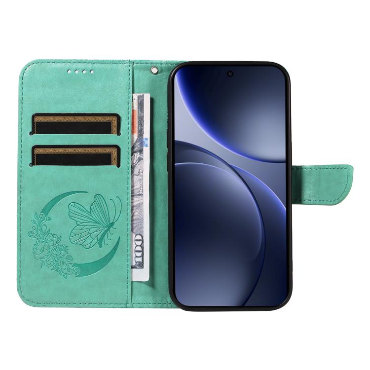 For OPPO Find X9 Swallowtail Butterfly Embossed Leather Phone Case