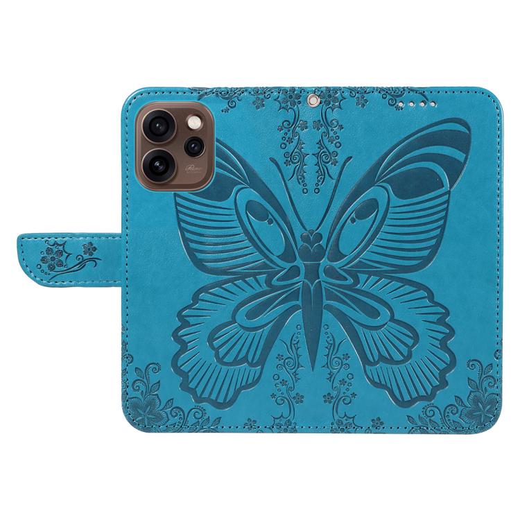 For OPPO Reno15 5G Global Swallowtail Butterfly Embossed Leather Phone Case