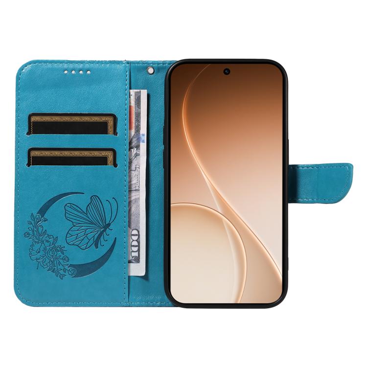 For OPPO Reno15 5G Global Swallowtail Butterfly Embossed Leather Phone Case