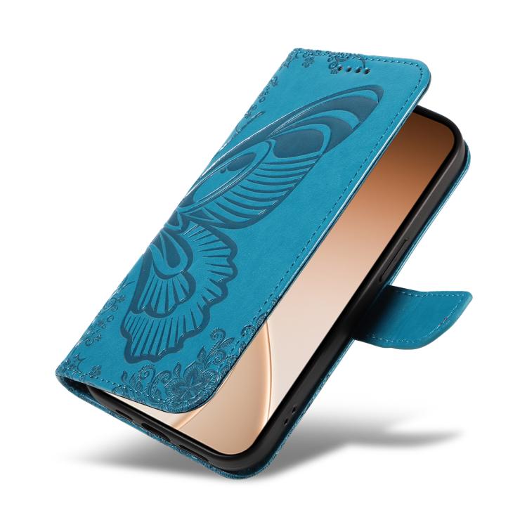 For OPPO Reno15 5G Global Swallowtail Butterfly Embossed Leather Phone Case