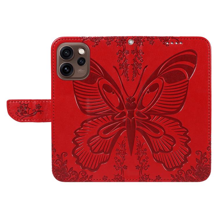 For OPPO Reno15 5G Global Swallowtail Butterfly Embossed Leather Phone Case