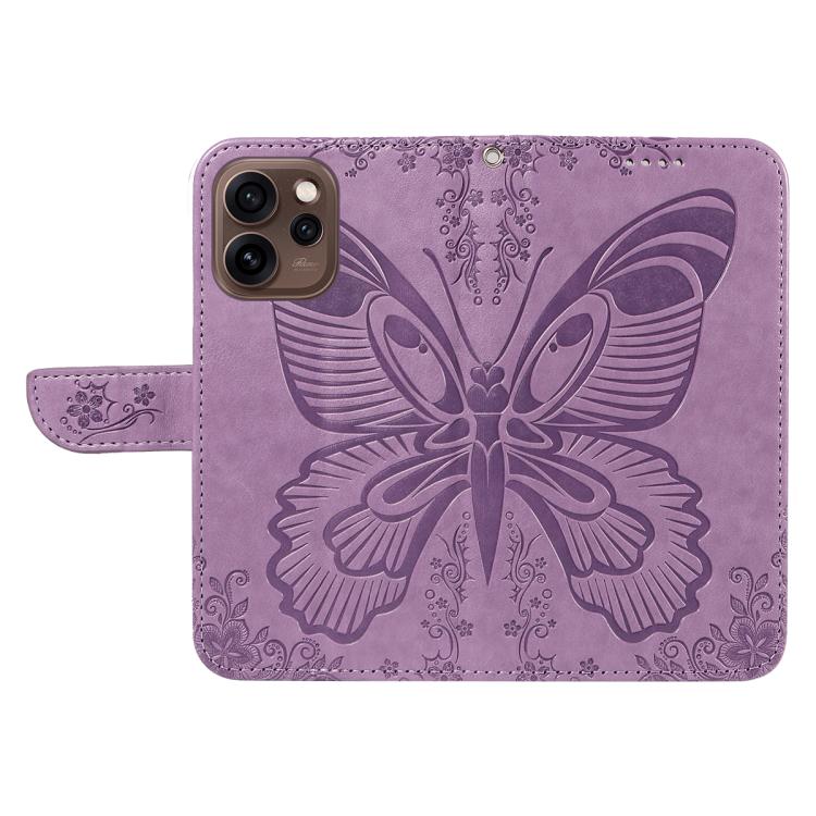 For OPPO Reno15 5G Global Swallowtail Butterfly Embossed Leather Phone Case