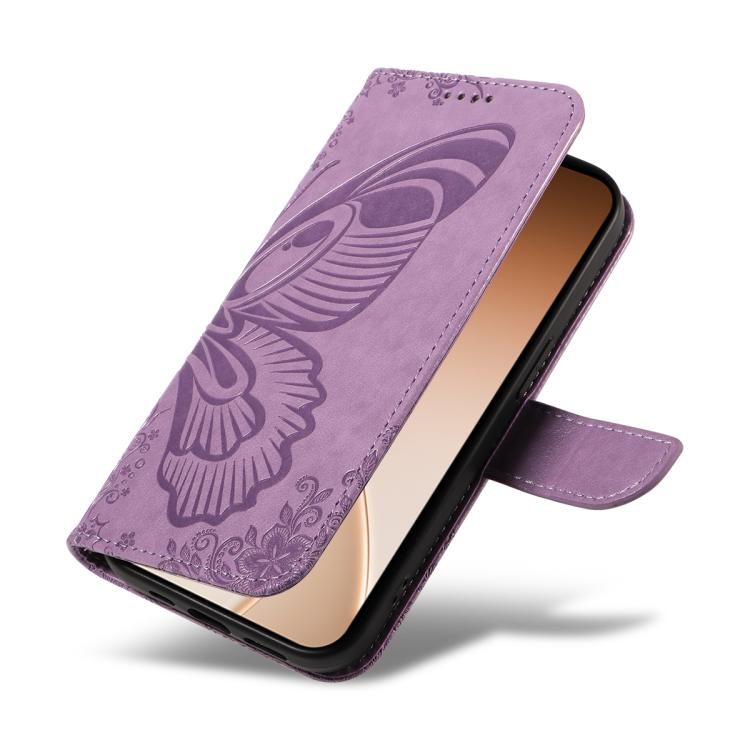 For OPPO Reno15 5G Global Swallowtail Butterfly Embossed Leather Phone Case