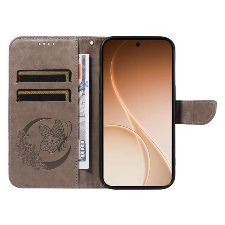 For OPPO Reno15 5G Global Swallowtail Butterfly Embossed Leather Phone Case