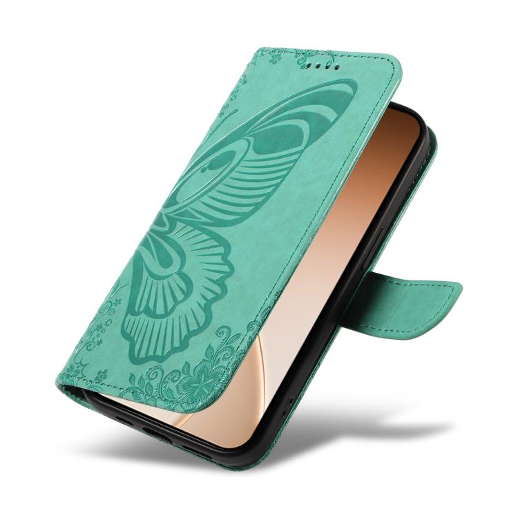 For OPPO Reno15 5G Global Swallowtail Butterfly Embossed Leather Phone Case