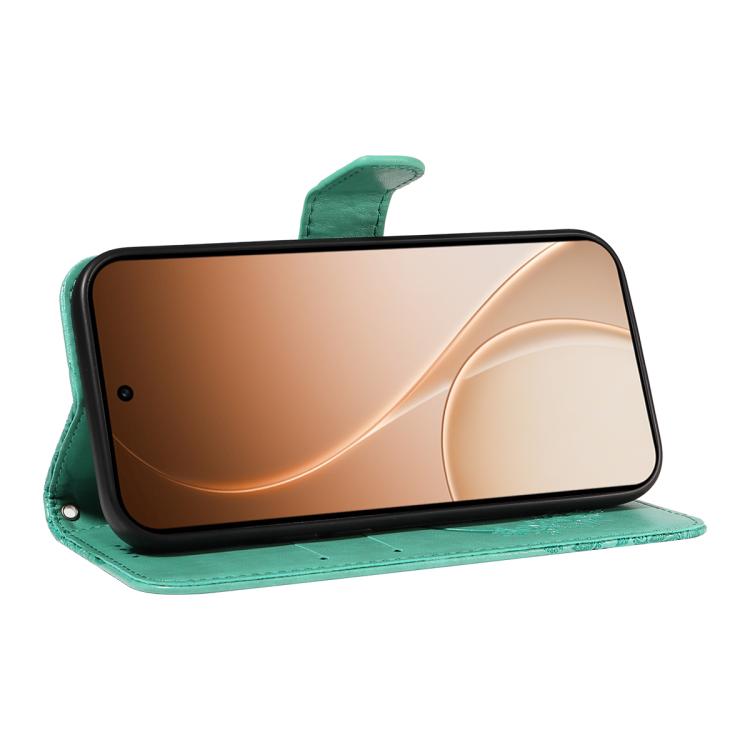 For OPPO Reno15 5G Global Swallowtail Butterfly Embossed Leather Phone Case