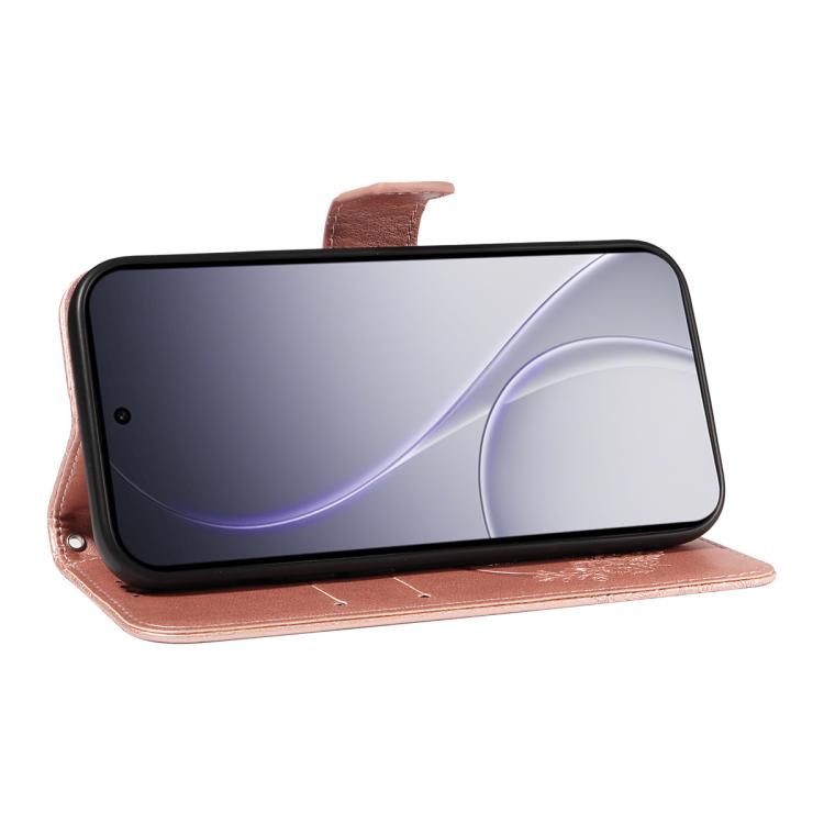 For OPPO Reno15 Pro 5G Global Swallowtail Butterfly Embossed Leather Phone Case