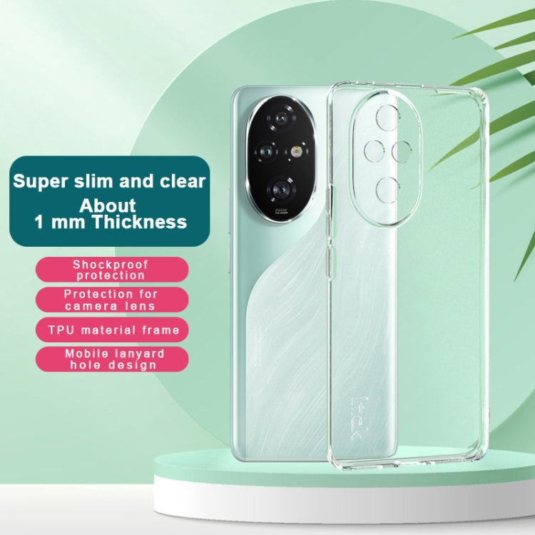 For Honor 200 Pro imak UX-5 Series Super Slim Transparent Shockproof TPU Protective Case - Transparent