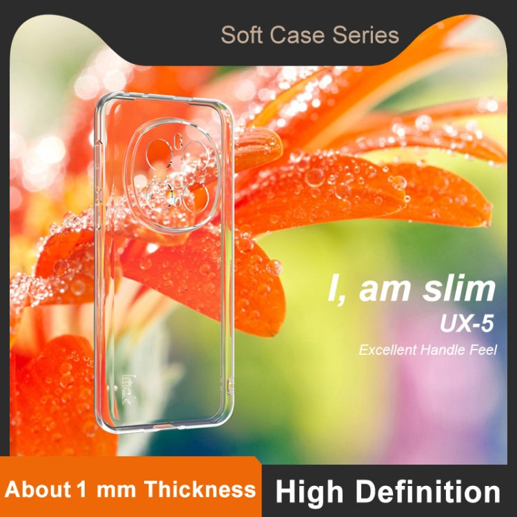 For Honor Magic7 Pro 5G imak UX-5 Series Super Slim Transparent Shockproof TPU Protective Case - Transparent