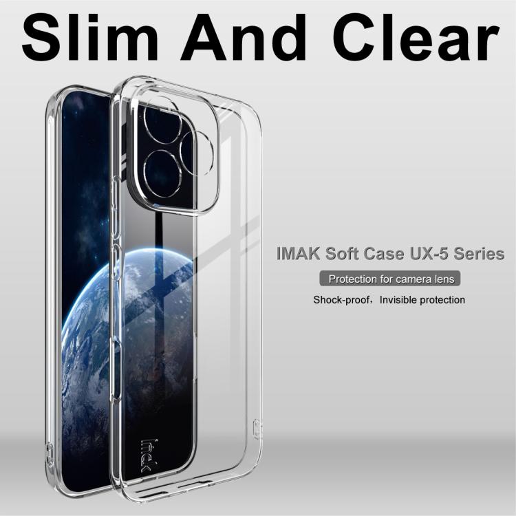 For Honor 400 Lite Global imak UX-5 Series Super Slim Transparent Shockproof TPU Protective Case - Transparent