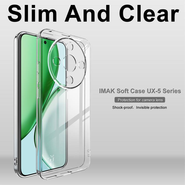 For Honor X70 5G/Magic8 Lite/X9d 5G imak UX-5 Series Super Slim Transparent Shockproof TPU Protective Case - Transparent