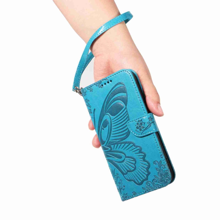 For Honor 200 Lite Global Swallowtail Butterfly Embossed Leather Phone Case
