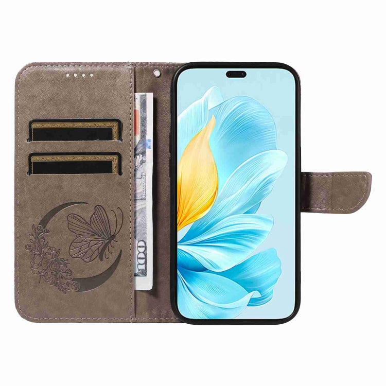 For Honor 200 Lite Global Swallowtail Butterfly Embossed Leather Phone Case