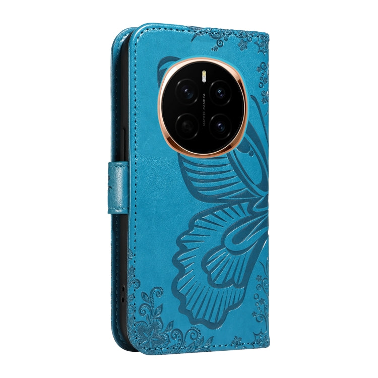 For Honor Magic7 Swallowtail Butterfly Embossed Leather Phone Case