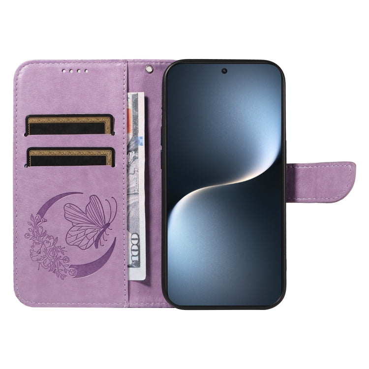For Honor Magic7 Swallowtail Butterfly Embossed Leather Phone Case