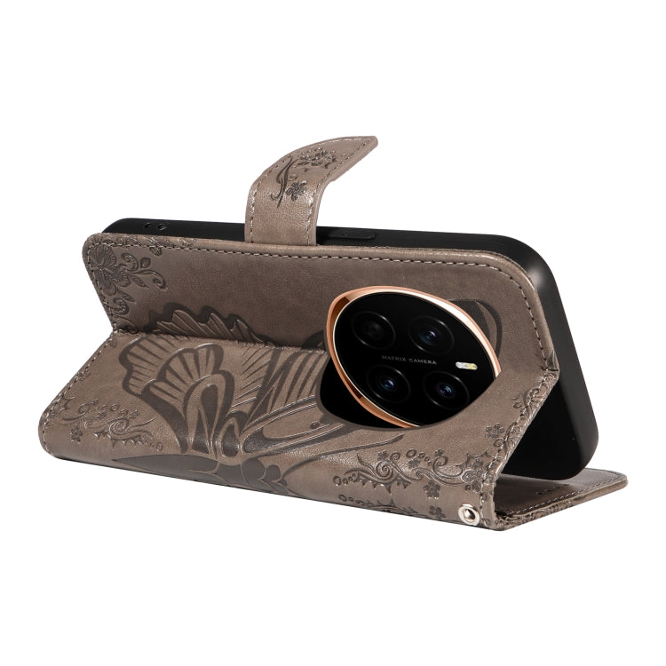 For Honor Magic7 Swallowtail Butterfly Embossed Leather Phone Case