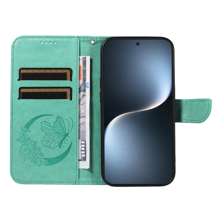 For Honor Magic7 Swallowtail Butterfly Embossed Leather Phone Case