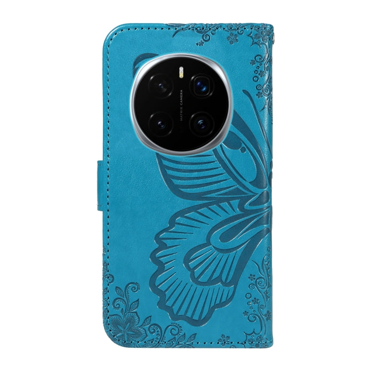 For Honor Magic7 Pro Swallowtail Butterfly Embossed Leather Phone Case