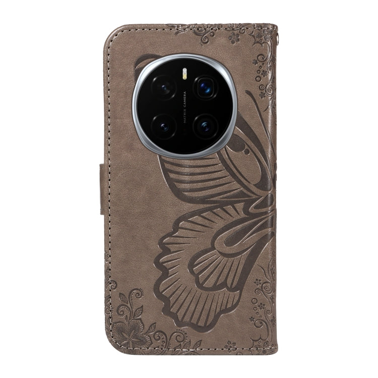 For Honor Magic7 Pro Swallowtail Butterfly Embossed Leather Phone Case