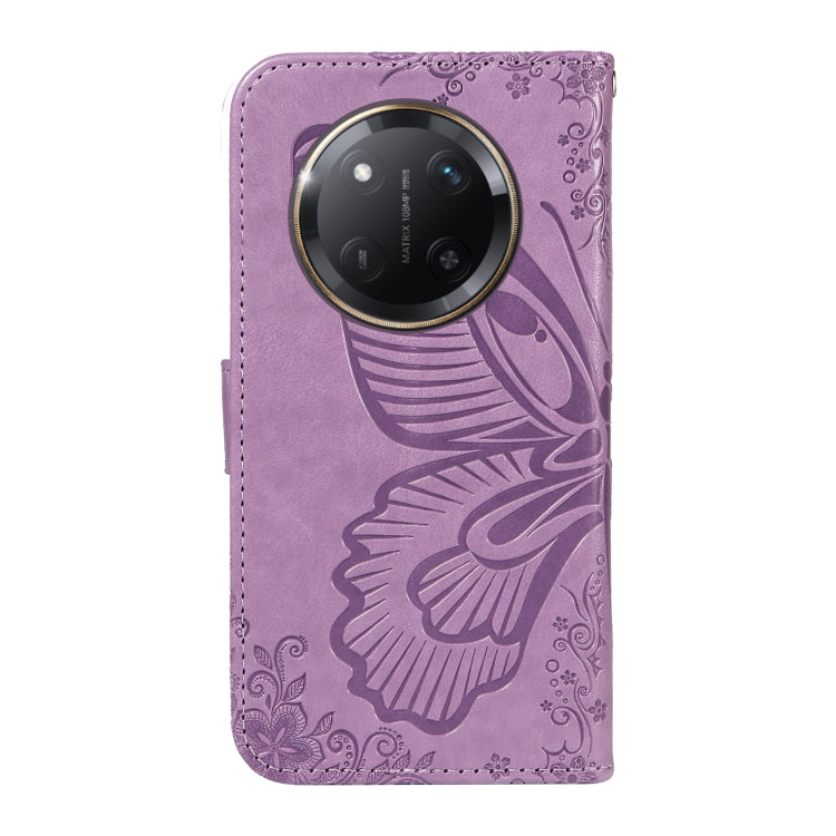For Honor X9C 5G Global Swallowtail Butterfly Embossed Leather Phone Case
