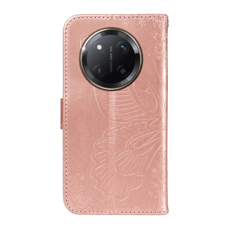 For Honor X9C 5G Global Swallowtail Butterfly Embossed Leather Phone Case